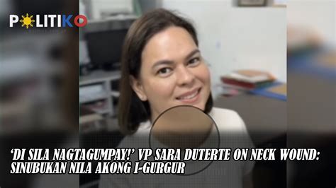 sarah duterte nude|VP Duterte explains viral ‘gurgur’ video .